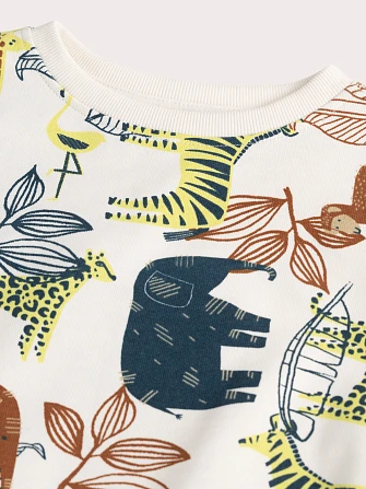 Παιδικό Φούτερ για Αγόρια White Safari