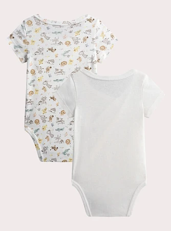 Σετ Βρεφικά Φορμάκια Cute Zoo 2 τμχ