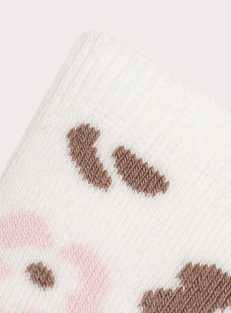 Βρεφικές Κάλτσες για Κορίτσια Ivory Print