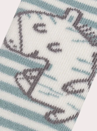 Βρεφικές Κάλτσες για Αγόρια Blue Zebra
