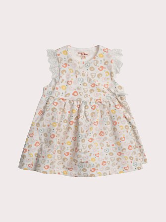 Βρεφικό Φόρεμα για Κορίτσια Leopard Heart