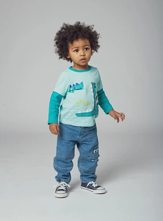 Βρεφική Μπλούζα για Αγόρια Laughing Alligator