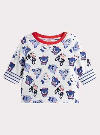 Βρεφική Μπλούζα για Αγόρια Puppies Print