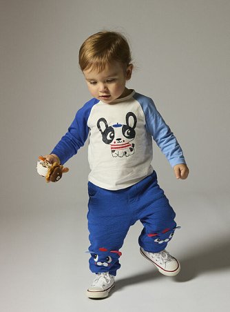 Βρεφική Μπλούζα για Αγόρια Blue Frenchie