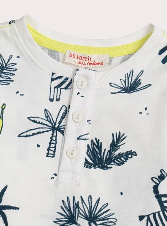 Βρεφική Μπλούζα για Αγόρια Yellow Jungle