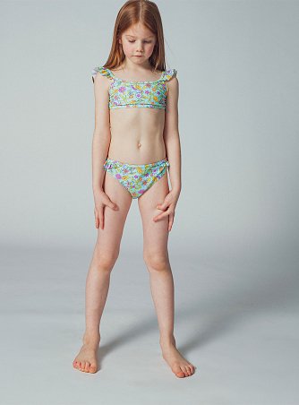 Παιδικό Μαγιό για Κορίτσια Sky Blue Floral