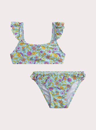 Παιδικό Μαγιό για Κορίτσια Sky Blue Floral