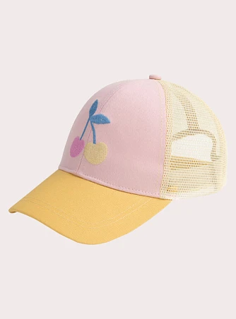 Παιδικό Καπέλο για Κορίτσια Cherry Colour-Blocked