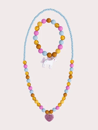 Σετ Παιδικά Κοσμήματα για Κορίτσια Purple Unicorn