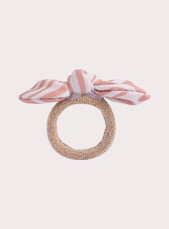 Σετ Παιδικά Λαστιχάκια Μαλλιών για Κορίτσια Print Bows 4 τμχ