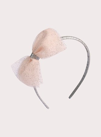 Παιδική Στέκα Μαλλιών για Κορίτσια Silver Bow