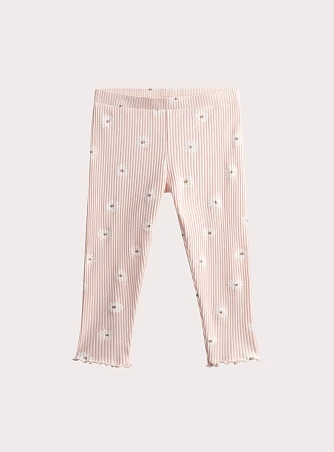 Παιδικό Κολάν για Κορίτσια Baby Pink Daisies Capri