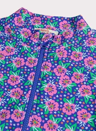 Παιδική Αντιηλιακή Μπλούζα για Κορίτσια Blue Floral