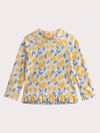 Σετ Βρεφικό Μαγιό και Αντιηλιακή Μπλούζα για Κορίτσια Lemon Print