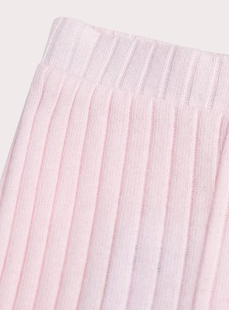 Βρεφικό Κολάν για Κορίτσια Ribbed Soft Pink
