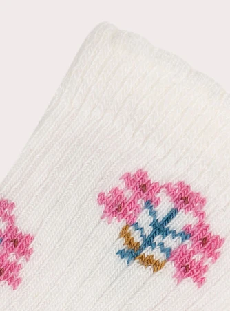 Βρεφικές Κάλτσες για Κορίτσια Pink Bouquet