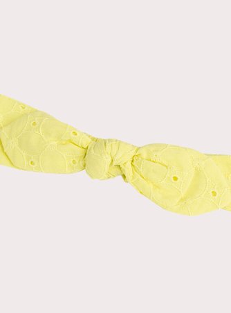 Βρεφική Κορδέλα για Κορίτσια Yellow Bow