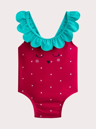 Βρεφικό Ολόσωμο Μαγιό για Κορίτσια Strawberry Mate