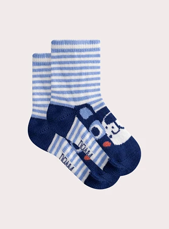 Βρεφικές Κάλτσες για Αγόρια Stripped Dog