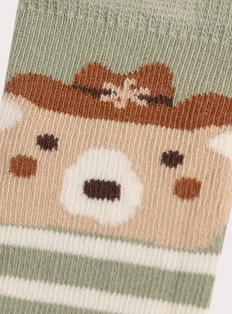 Βρεφικές Κάλτσες για Αγόρια Brown Cowboy