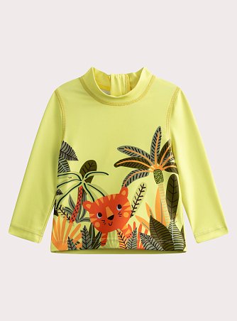 Βρεφική Αντιηλική Μπλούζα για Αγόρια Yellow Tiger