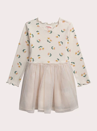 Παιδικό Φόρεμα για Κορίτσια Creme Blooming