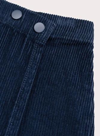 Παιδική Φούστα-Σορτς για Κορίτσια Navy Corduroy