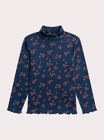 Παιδική Μπλούζα για Κορίτσια High Navy Floral