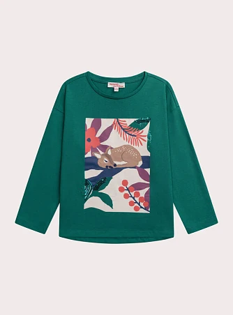 Παιδική Μπλούζα για Κορίτσια Green Deer