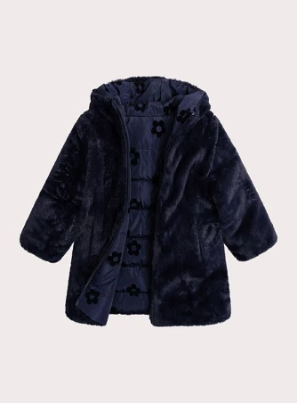 Παιδικό Μπουφάν για Κορίτσια Cosy Navy - 2 σε 1