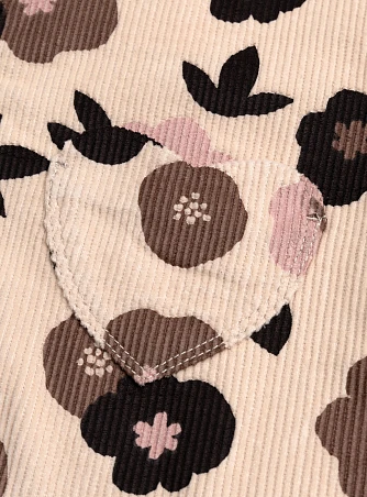 Παιδικό Φόρεμα για Κορίτσια Corduroy Floral