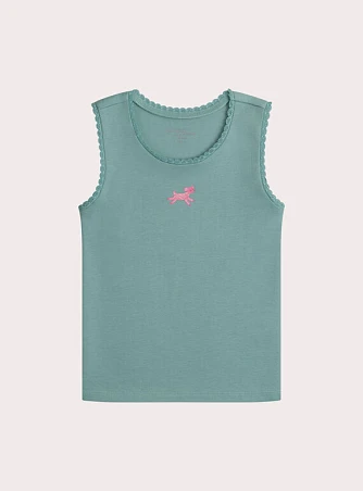 Σετ Παιδικά Φανελάκια για Κορίτσια Multi Poodles 2 τμχ