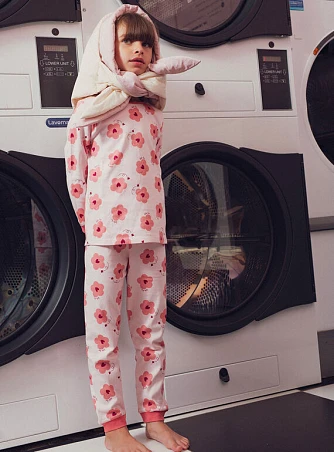 Σετ Παιδικές Πιτζάμες για Κορίτσια Flower Hearts