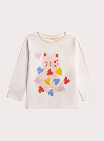 Σετ Παιδικές Πιτζάμες για Κορίτσια Loving Cat