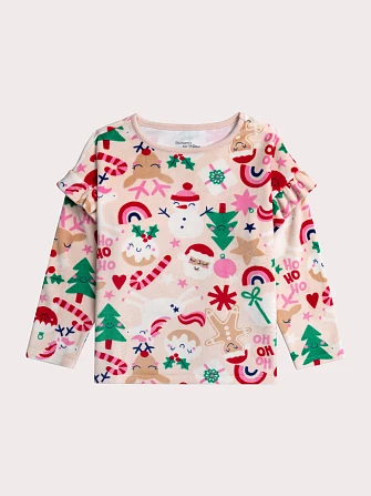 Σετ Παιδικές Πιτζάμες για Κορίτσια Christmas Time