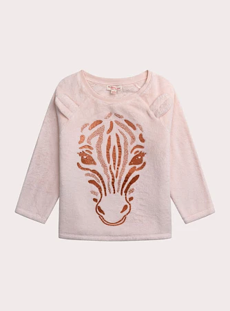 Σετ Παιδικές Πιτζάμες για Κορίτσια Soft Zebra