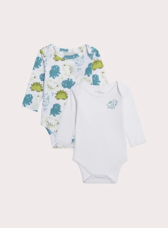 Σετ Βρεφικά Φορμάκια για Αγόρια Baby Dinos 2 τμχ