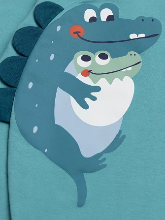 Βρεφική Ολόσωμη Πιτζάμα για Αγόρια Dino Family