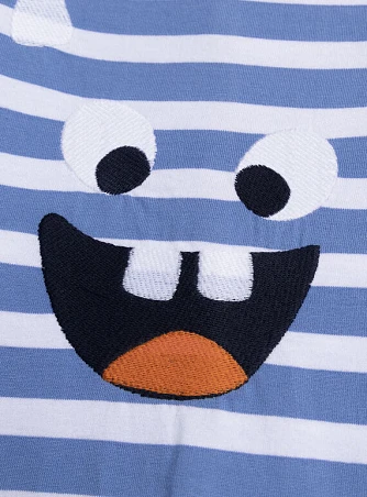 Βρεφική Ολόσωμη Πιτζάμα για Αγόρια Blue Friend