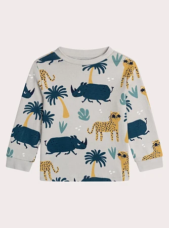 Σετ Παιδικές Πιτζάμες για Αγόρια Navy Jungle