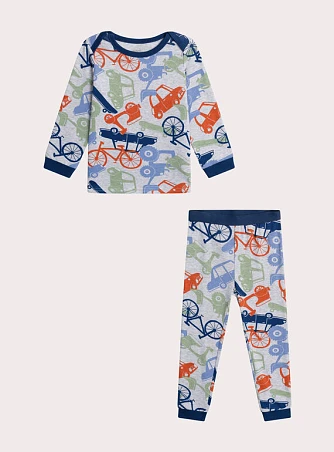 Σετ Παιδικές Πιτζάμες για Αγόρια Glow Vehicles