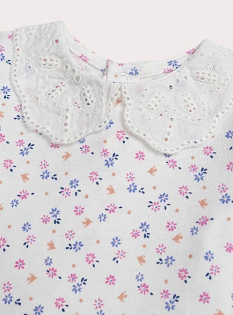 Βρεφική Μπλούζα για Κορίτσια Petit Floral