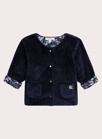 Βρεφική Ζακέτα για Κορίτσια Vintage Navy - 2 σε 1
