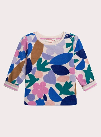 Βρεφική Μπλούζα για Κορίτσια Electric Floral - 2 σε 1
