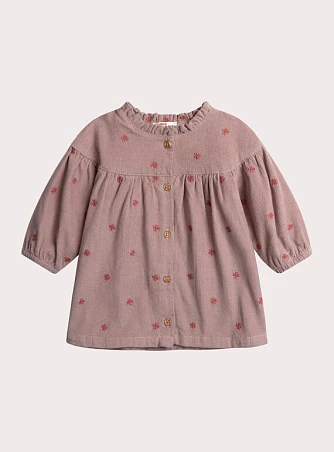 Βρεφικό Φόρεμα για Κορίτσια Dusty Pink Flowers