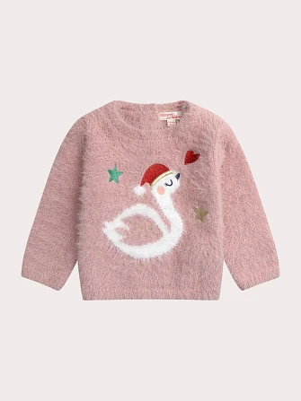 Βρεφικό Πουλόβερ για Κορίτσια Pink Swan