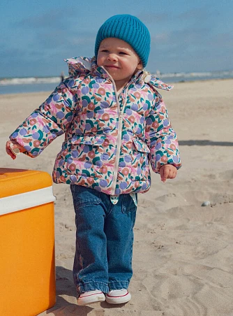 Βρεφικό Μπουφάν για Κορίτσια Floral Puffer