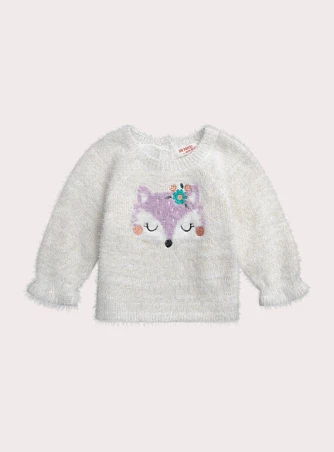 Βρεφικό Πουλόβερ για Κορίτσια Fluffy Fox