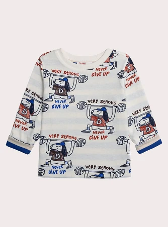 Παιδική Μπλούζα για Αγόρια Never Give Up - 2 σε 1