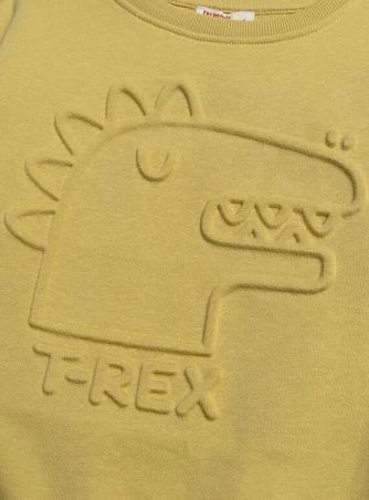 Παιδικό Φούτερ για Αγόρια Yellow T-Rex